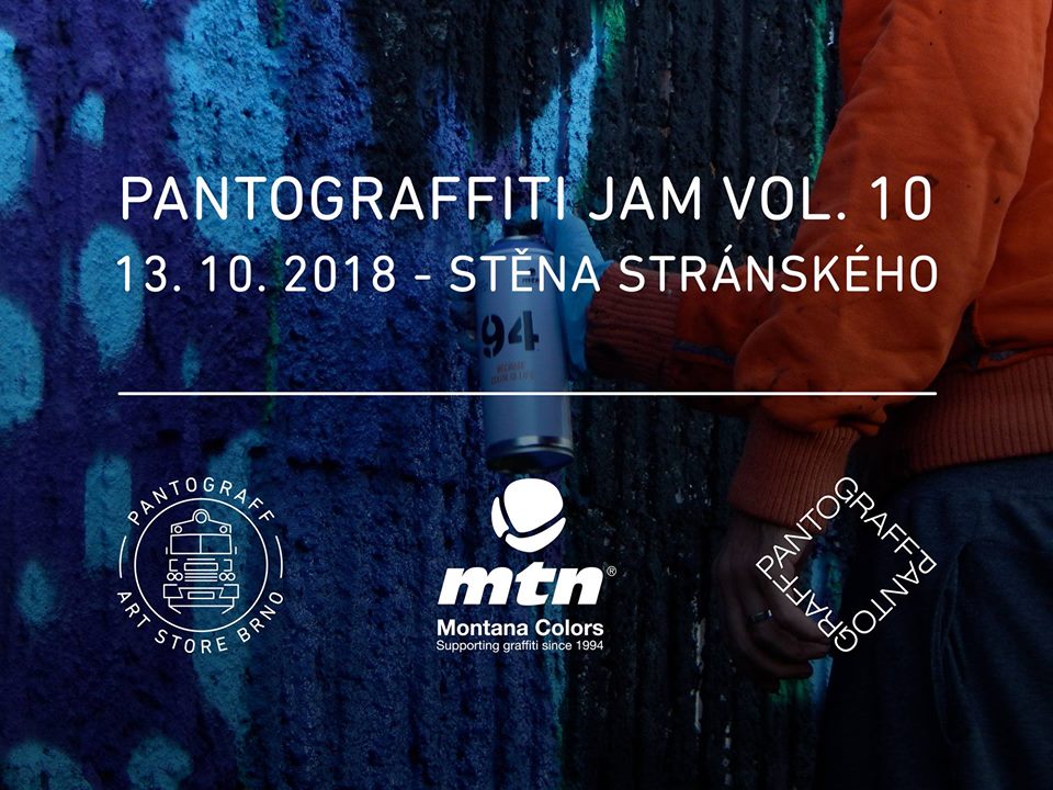 PANTOGRAFFITI JAM 10 - Stránského, Brno