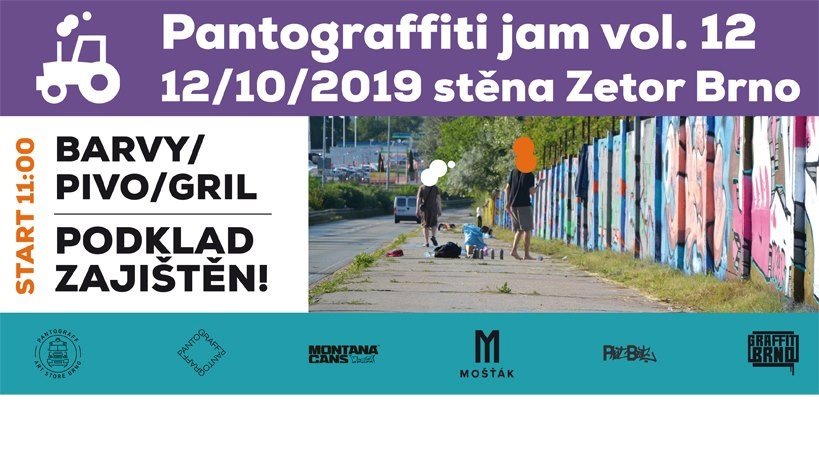 PANTOGRAFFITI JAM 12 - Jedovnická, Brno