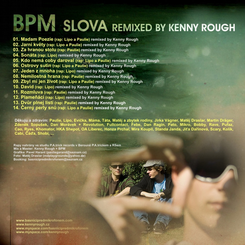BPM - Slova (KennyRough remixed) - booklet - front2