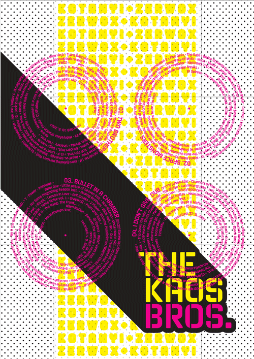 The Kaos Bros. - Four Wheels / Four Stories - back