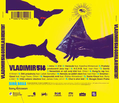 Vladimir 518 - Gorila vs Architekt - cover back