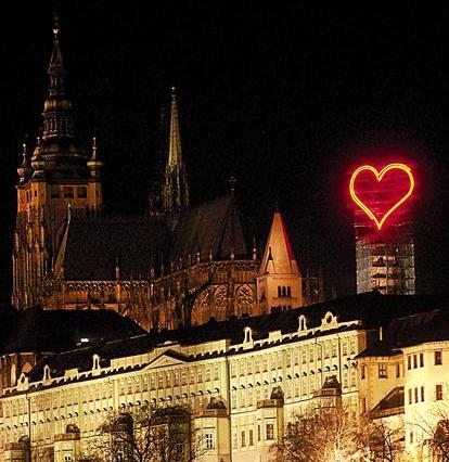 Praha - Srdce - Otazníky