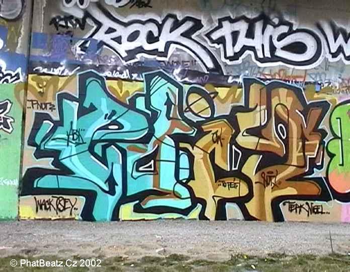 GraffBeatz - Barrandovský Most, Praha (9.4.2002)