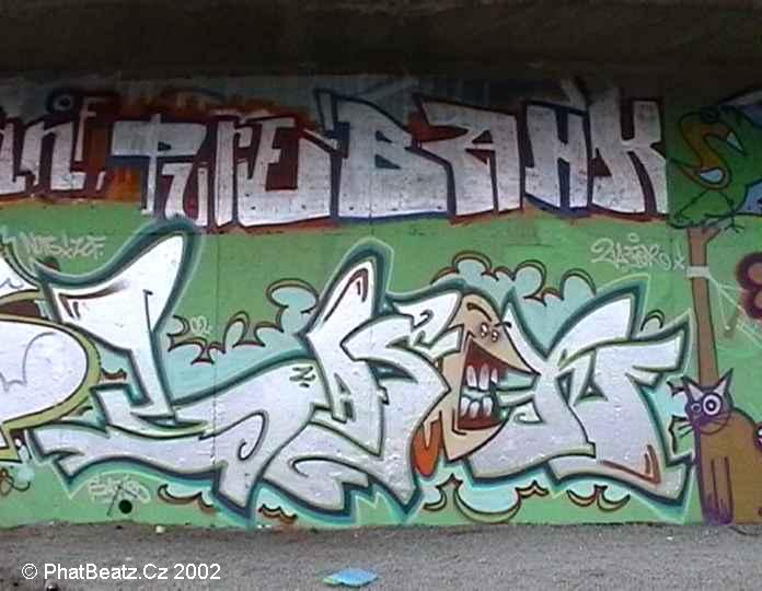 GraffBeatz - Barrandovský Most, Praha (9.4.2002)