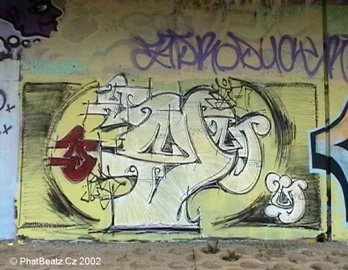 GraffBeatz - Barrandovský Most, Praha (9.4.2002)